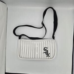 Chicago White Sox MLB Pinstripe Jersey Crossbody Bag Purse Unique